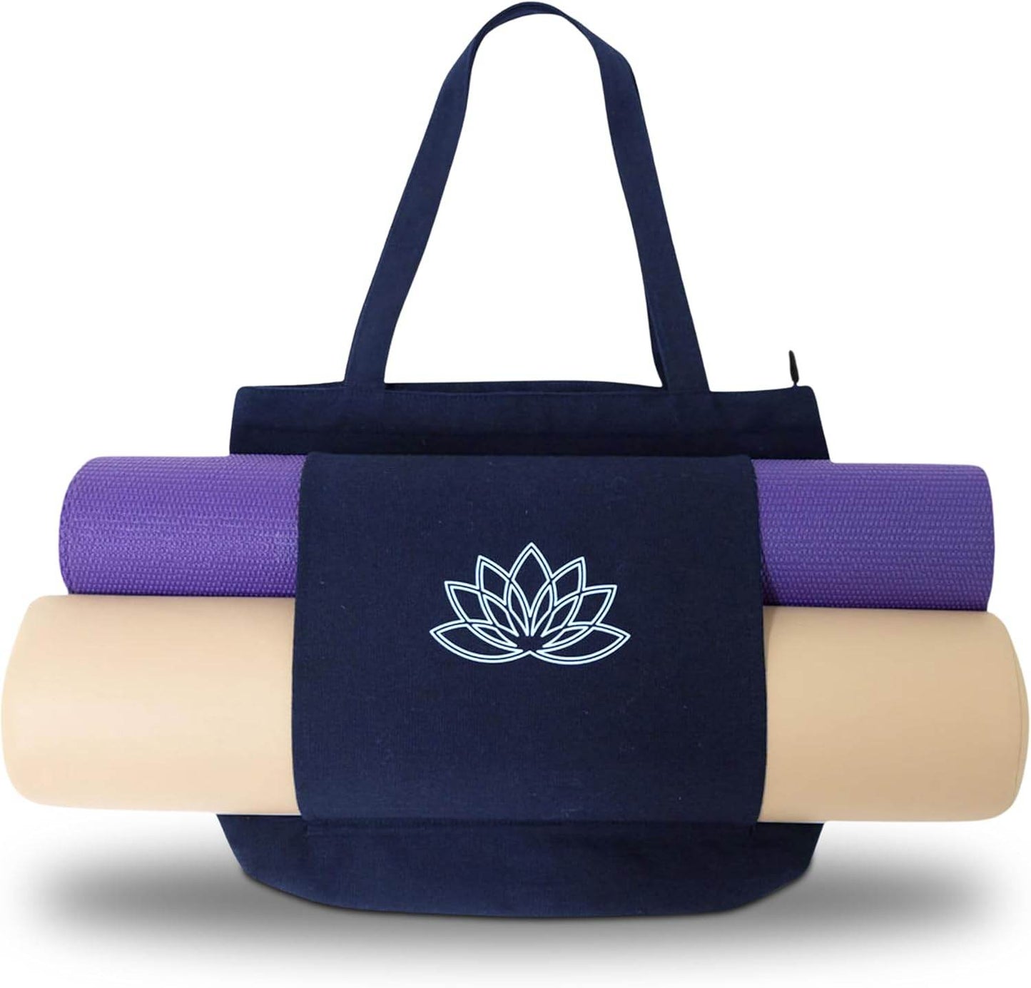Yoga Mat Carrier - Women's Workout Bag - Gym Tote for Yoga Mat & Accessories - zenfulharmony.com