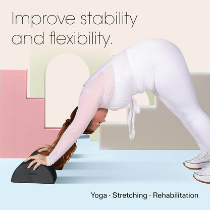 Bala Balance Blocks 2 Pack, Yoga Blocks for Working Out, (Sand) - Semi-Circular Yoga Accessories for Stretching & Exercise - Yoga Equipment for Home Workout - Yoga Block Essentials for Women & Men - zenfulharmony.com