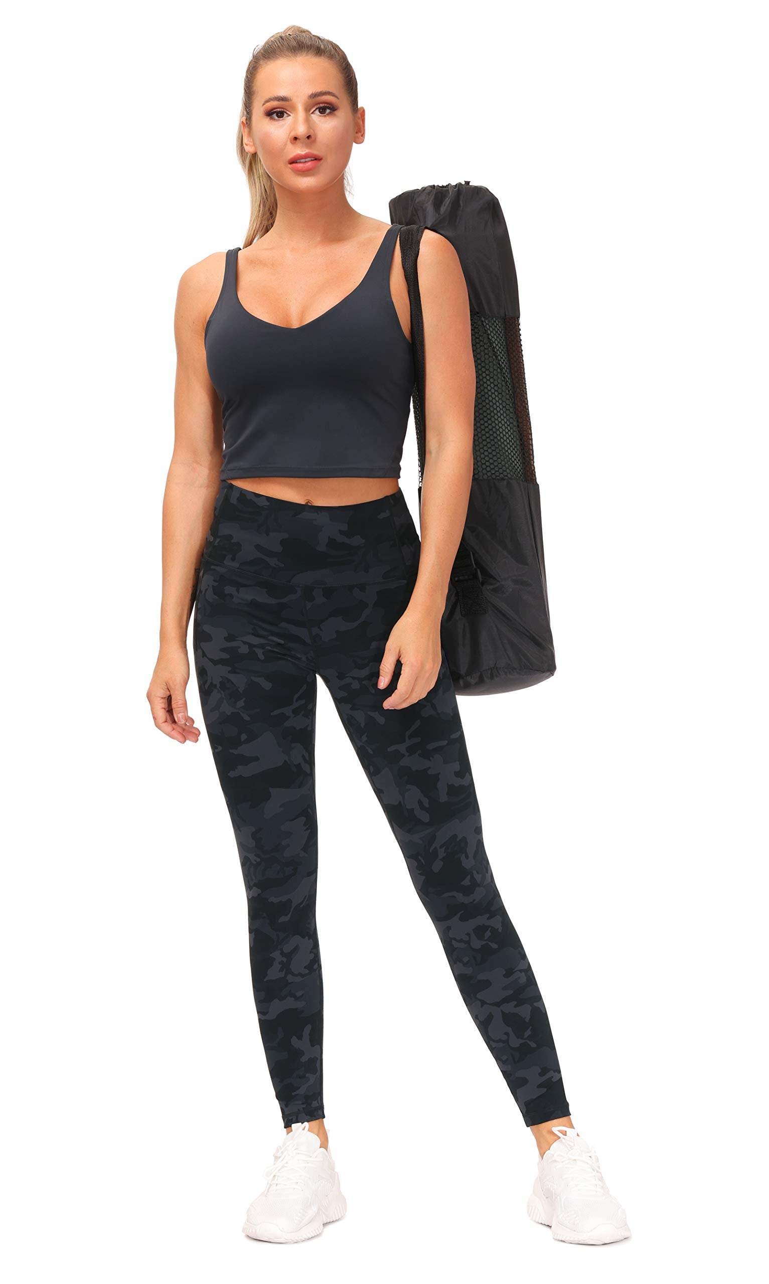 THE GYM PEOPLE Tummy Control Workout Leggings with Pockets High Waist Athletic Yoga Pants for Women Running, Fitness - zenfulharmony.com