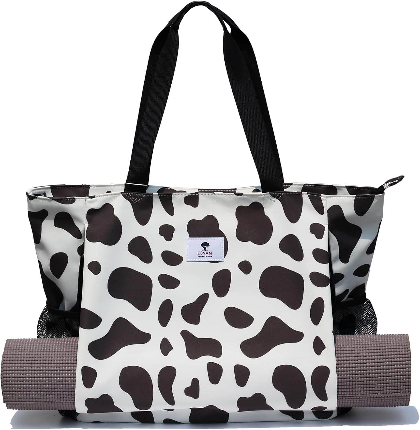 ESVAN Yoga Mat Bag Yoga Tote Carrier Shoulder Bag Carryall Tote for Office,Yoga,Pilates,Travel,Beach and Gym - zenfulharmony.com
