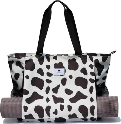 ESVAN Yoga Mat Bag Yoga Tote Carrier Shoulder Bag Carryall Tote for Office,Yoga,Pilates,Travel,Beach and Gym - zenfulharmony.com