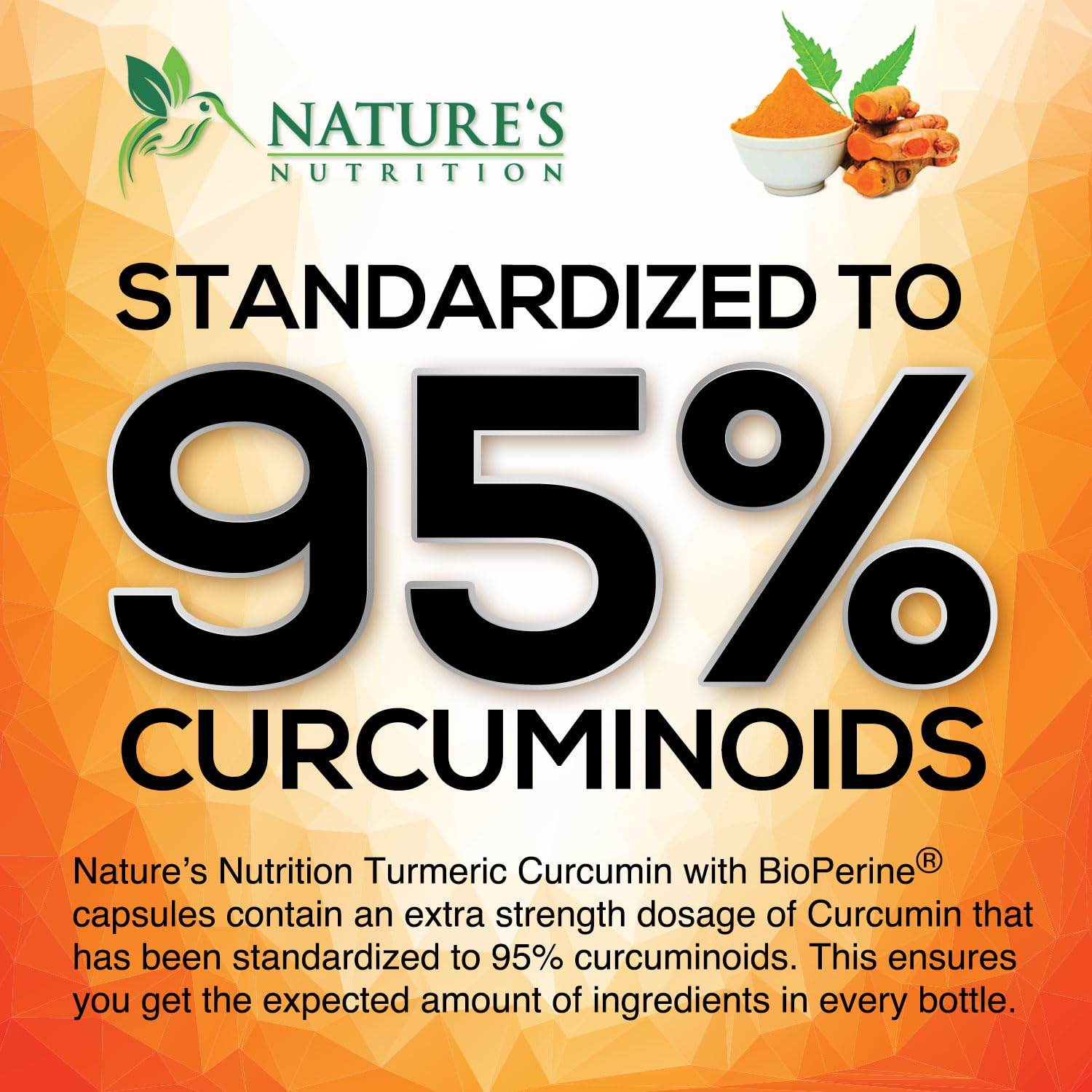 Turmeric Curcumin Supplement 1950mg with Organic Turmeric & Ginger, 95% Curcuminoids, BioPerine Black Pepper for Best Absorption, Nature's Vegan Joint Support, Non-GMO, Bottled in USA - 240 Capsules - zenfulharmony.com