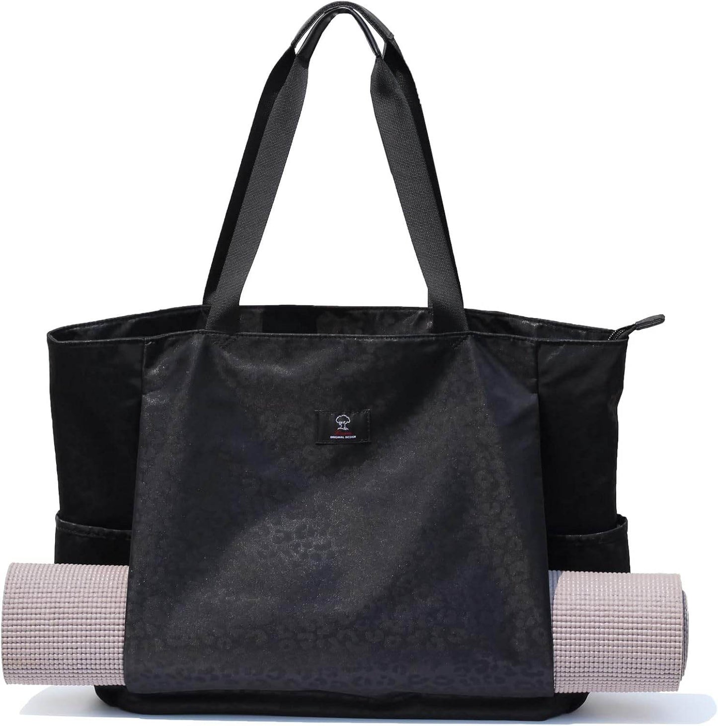 ESVAN Yoga Mat Bag Yoga Tote Carrier Shoulder Bag Carryall Tote for Office,Yoga,Pilates,Travel,Beach and Gym - zenfulharmony.com