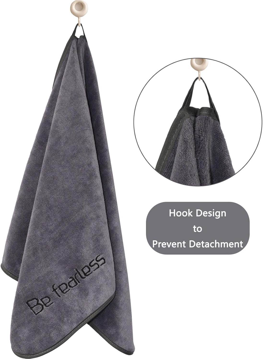 Microfiber Gym Towels Bigger Size Super Soft for Exercise Fitness, Sports, Workout, 380-GSM 15-Inch x 31-Inch Quick-Drying Towels (3 Pack, Grey+Blue+Purple) - zenfulharmony.com