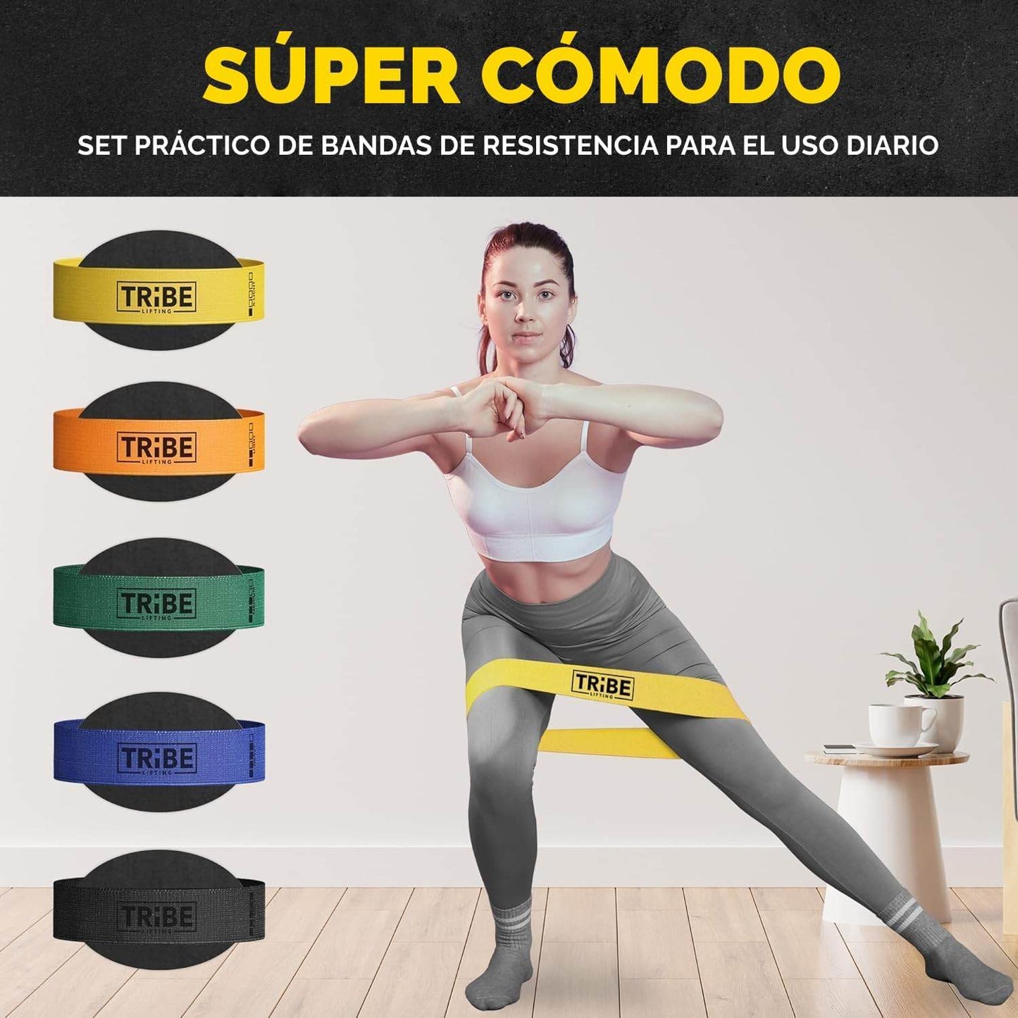 Fabric Resistance Bands for Working Out - Booty Bands for Women and Men - Exercise Bands Resistance Bands Set - Workout Bands Resistance Bands for Legs - Fitness Bands - zenfulharmony.com