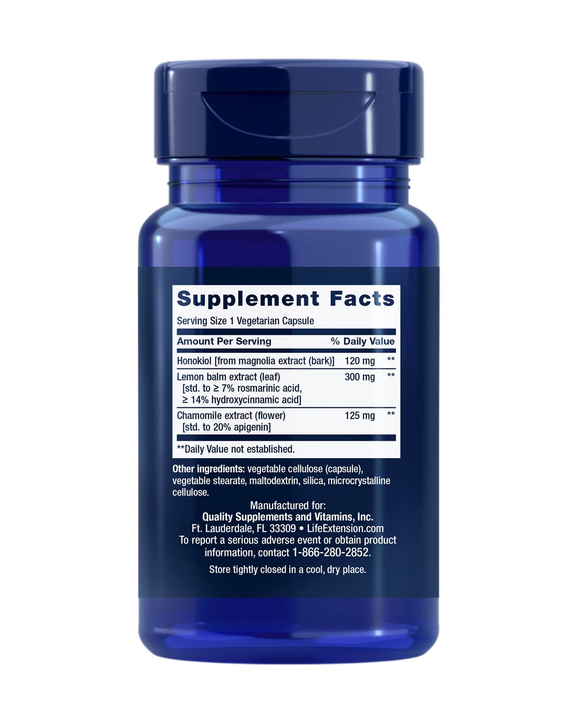 Life Extension Herbal Sleep PM – Natural Sleep Supplement Without Melatonin - with Lemon Balm, Honokiol & Chamomile Extracts for Healthy Sleep - Non-GMO, Gluten-Free - 30 Vegetarian Capsules - zenfulharmony.com
