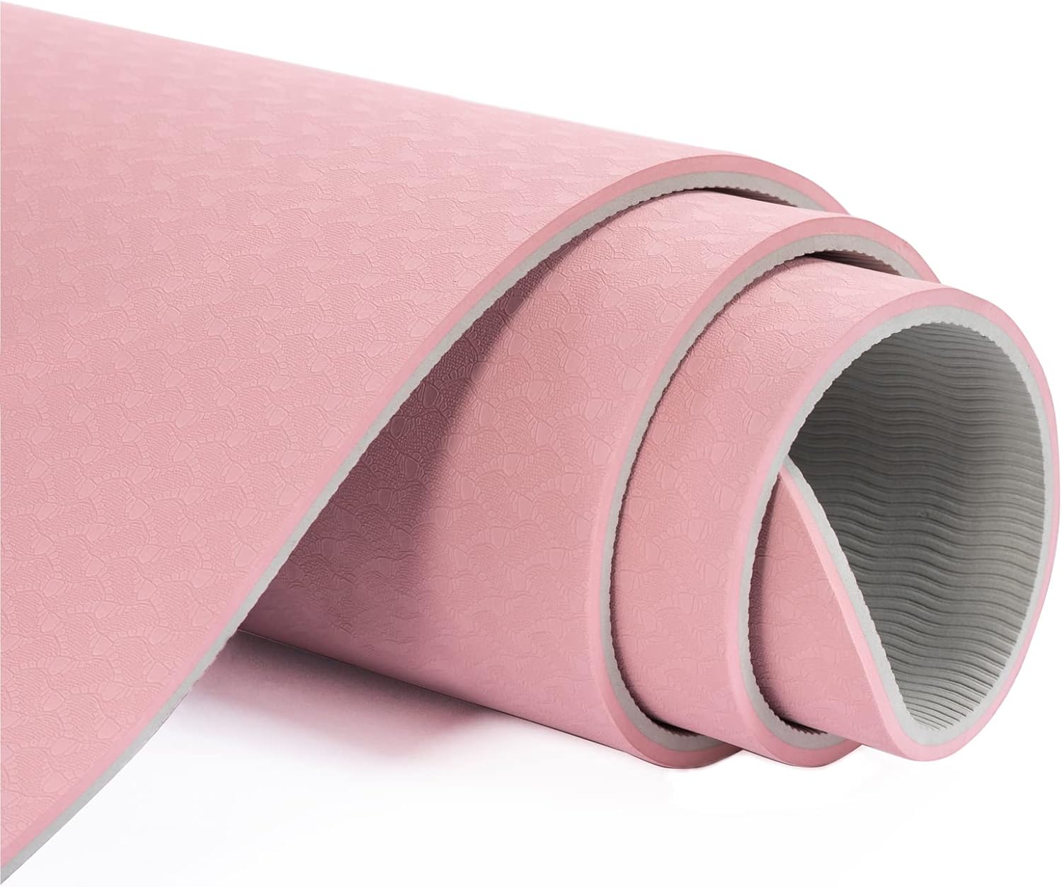 Yoga Mat Non Slip, Pilates Fitness Mats, Eco Friendly, Anti-Tear 1/4" Thick Yoga Mats for Women, Exercise Mats for Home Workout with Carrying Sling and Storage Bag - zenfulharmony.com