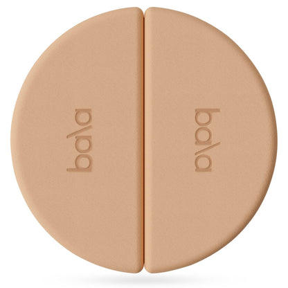 Bala Balance Blocks 2 Pack, Yoga Blocks for Working Out, (Sand) - Semi-Circular Yoga Accessories for Stretching & Exercise - Yoga Equipment for Home Workout - Yoga Block Essentials for Women & Men - zenfulharmony.com