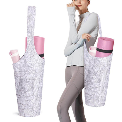 IwIeIaIrI Yoga Mat Bag - Gym Accessories For Women, Large Exercise Mat Straps Yoga Bags And Carriers Fits Most Your Workout Stuff - zenfulharmony.com