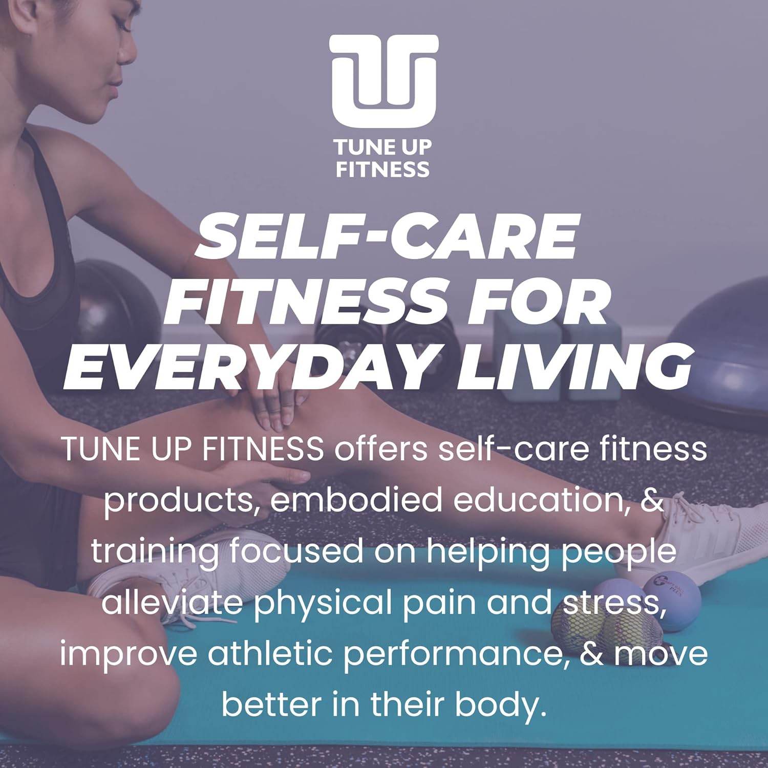 YOGA TUNE UP® Therapy Balls in Tote by Tune Up Fitness - Massage Balls for Trigger Point, Pressure Point & Myofascial Release - Use as Single or Peanut Ball for Pain Relief & Relaxation (Deep Purple) - zenfulharmony.com