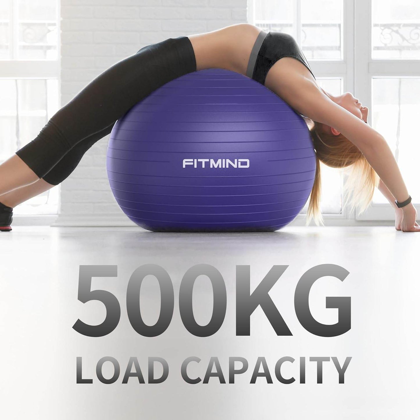 Extra Thick Exercise Ball Yoga Ball 22in/26in/30in for Workout Pregnancy Stability,Anti-Burst and Slip Resistant Swiss Ball with Pump for Yoga, Pilates, Fitness,Birthing,Physical Therapy - zenfulharmony.com