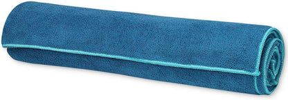 Gaiam Yoga Towel - Mat Sized Active Dry Non Slip Moisture Wicking Sweat Absorbent Microfiber Hot Yoga Towel for Women & Men | Stay-Put Corner Pockets (70" Long x 26" Wide) - zenfulharmony.com
