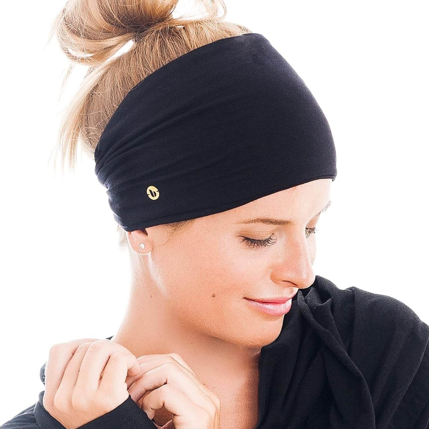 BLOM Non Slip Headbands - Wide, Multi-Style for Fashion, Travel, or Running - Gym Wrap - zenfulharmony.com
