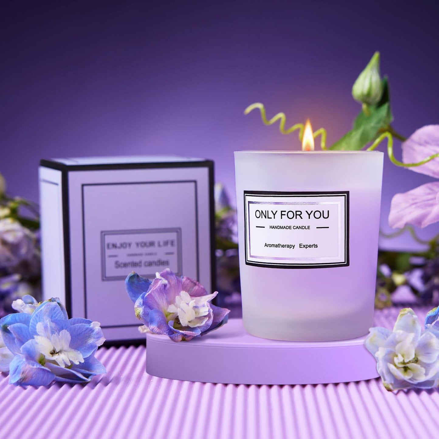Gifts for Women, Mom, Wife, Girlfriend, Sister, Her - Happy Birthday, Christmas, Valentine's Day, Mothers Day Gifts - Lavender Spa Gift Basket Set - zenfulharmony.com
