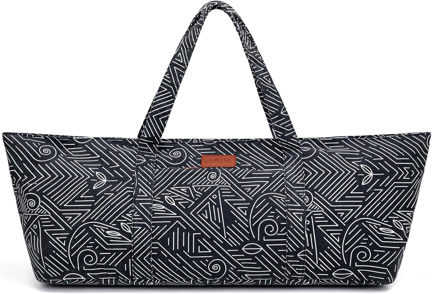 Large Yoga Mat Bag for Women Men, Travel Yoga Gym Bag for Pilates Office Beach Workout, Yoga Mat Tote Carrier with Mat Strap for 1/4" 1/2" Thick Exercise Yoga Mat - zenfulharmony.com