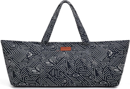 Large Yoga Mat Bag for Women Men, Travel Yoga Gym Bag for Pilates Office Beach Workout, Yoga Mat Tote Carrier with Mat Strap for 1/4" 1/2" Thick Exercise Yoga Mat - zenfulharmony.com