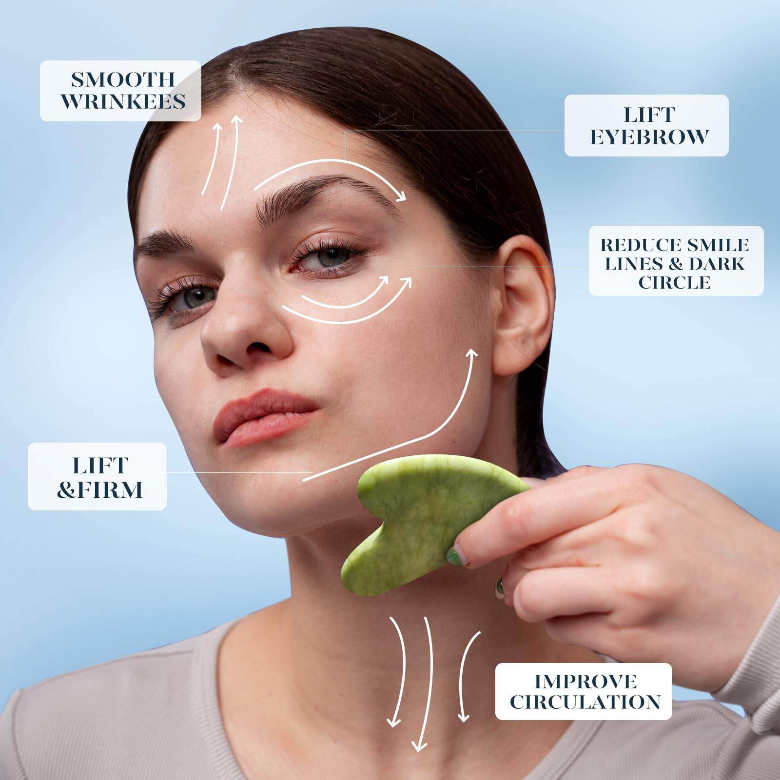 BAIMEI IcyMe Ice Roller for Face Women and Gua Sha Facial Tool Set, Ice Face Roller Reduces Puffiness, Relieves Migraines, Skin Care Tools, Self Care Gift for Women - Pink - zenfulharmony.com