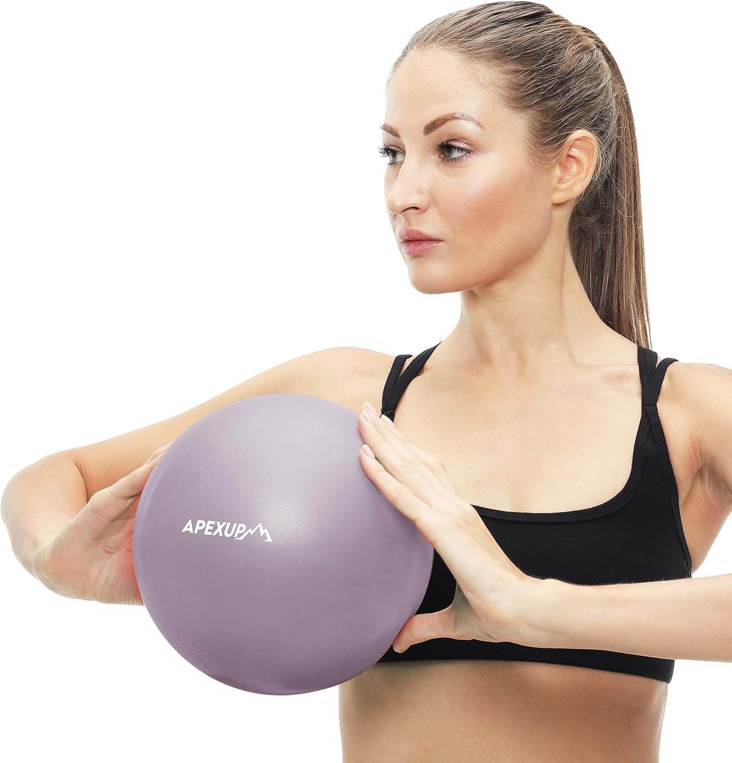 APEXUP Yoga Ball Exercise Ball, Pilates Ball, Anti Slip Stability Ball, Heavy Duty Gym Ball for Fitness, Balance, Core Workout, Physical Therapy - zenfulharmony.com