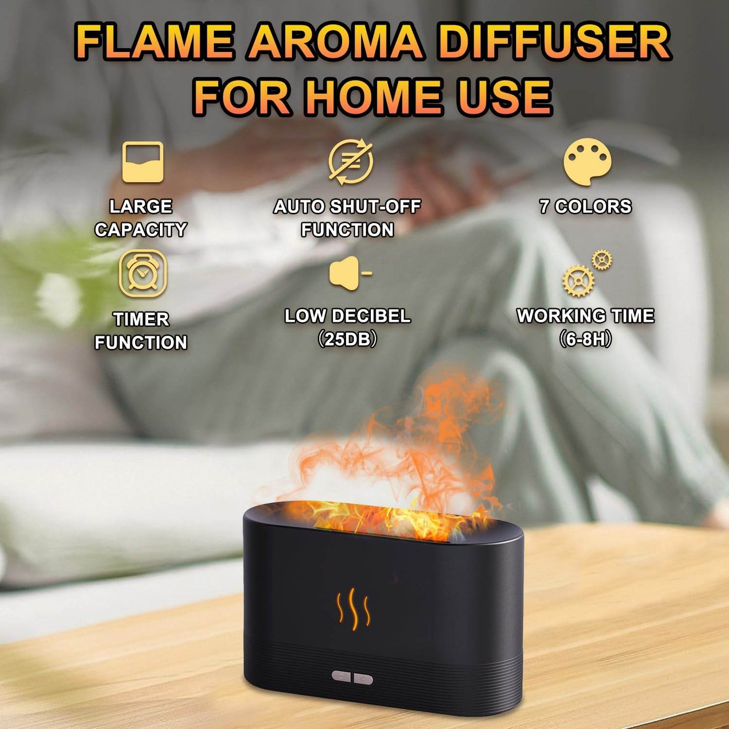 Essential Oil Diffuser Kathluce Diffuser with Aromatherapy Diffuser, Upgraded Noise-Free Diffusers for Home, Yoga Studio, Gym, Office Decor - zenfulharmony.com