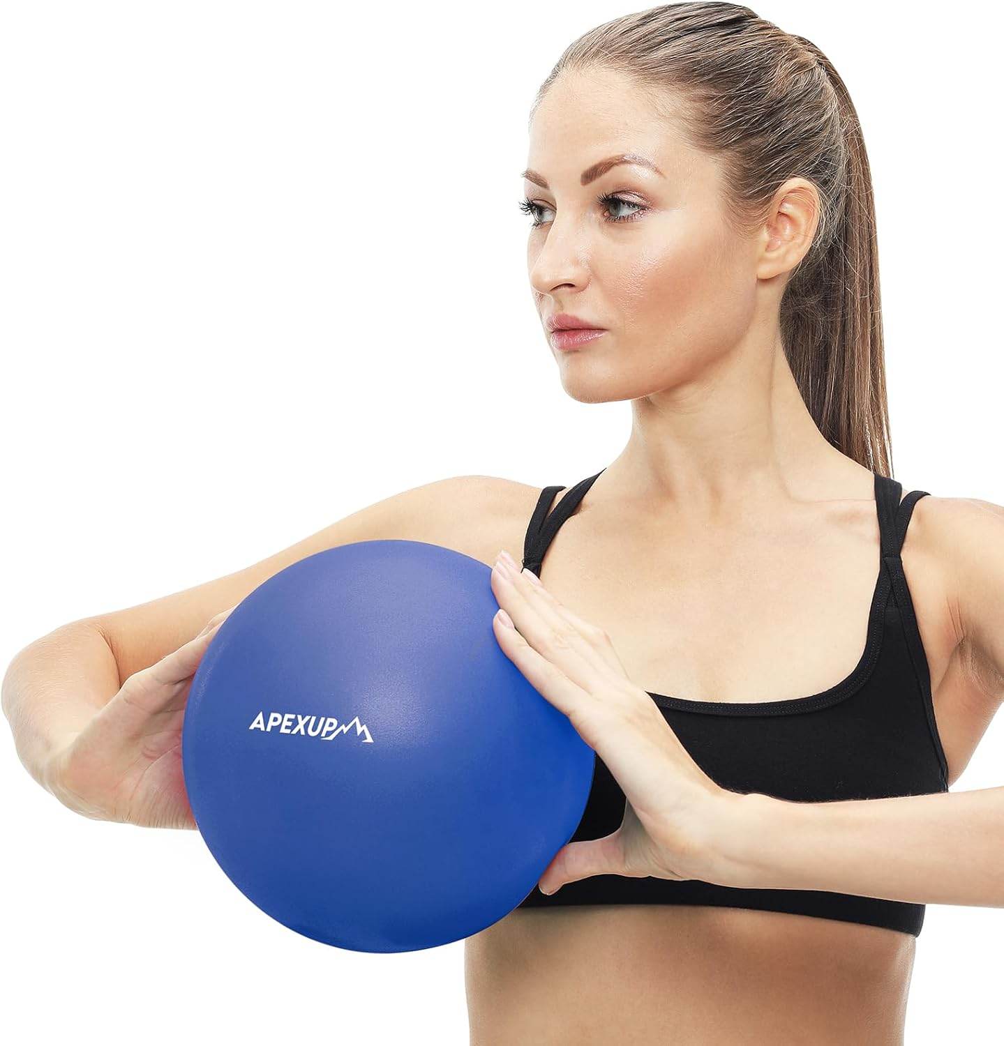 APEXUP Yoga Ball Exercise Ball, Pilates Ball, Anti Slip Stability Ball, Heavy Duty Gym Ball for Fitness, Balance, Core Workout, Physical Therapy - zenfulharmony.com