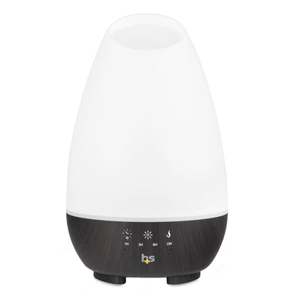 HealthSmart Essential Oil Diffuser, Cool Mist Humidifier and Aromatherapy Diffuser, FSA HSA Eligible with 500ML Tank for Large Rooms, Adjustable Timer, Mist Mode and 7 LED Light Colors, White - zenfulharmony.com