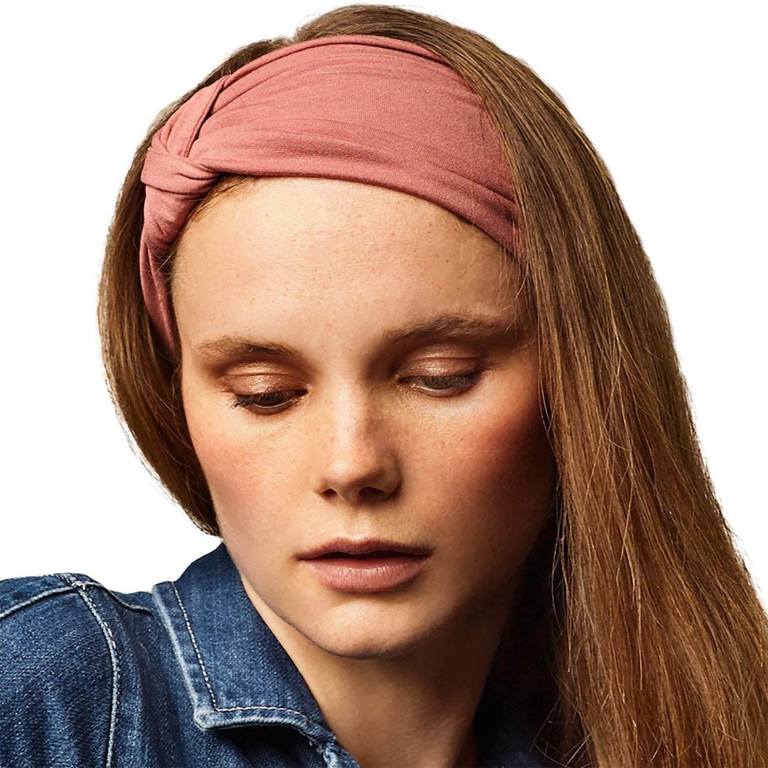 BLOM Non Slip Headbands - Wide, Multi-Style for Fashion, Travel, or Running - Gym Wrap - zenfulharmony.com