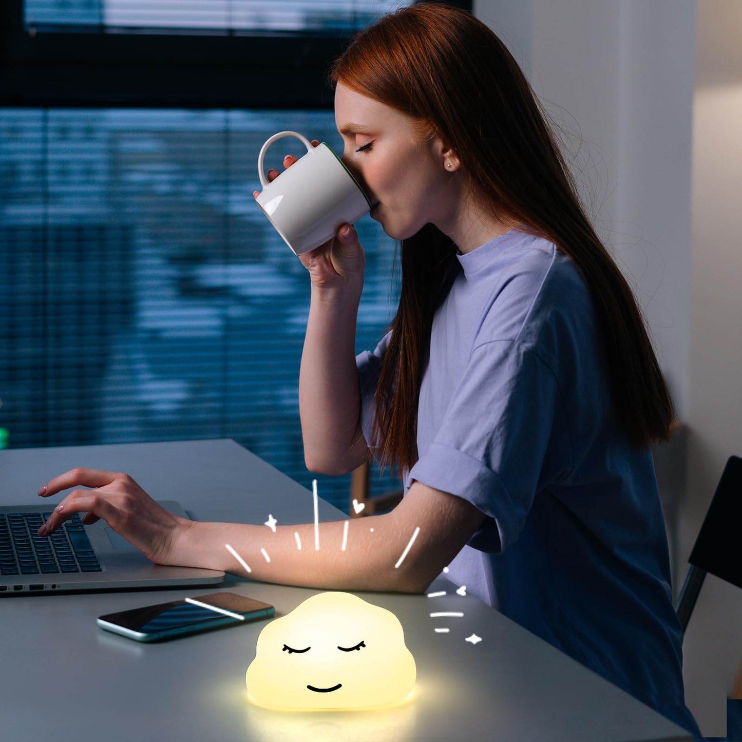 Breathing Lamp Guided Visual Meditation Tool for Mindfulness,Anxiety Relief&Calm Your Mind for Stress&Visual Relaxation and Restful Sleep,478 Seconds Breathing Rate Change 3 Colors,Gift for Kids - zenfulharmony.com