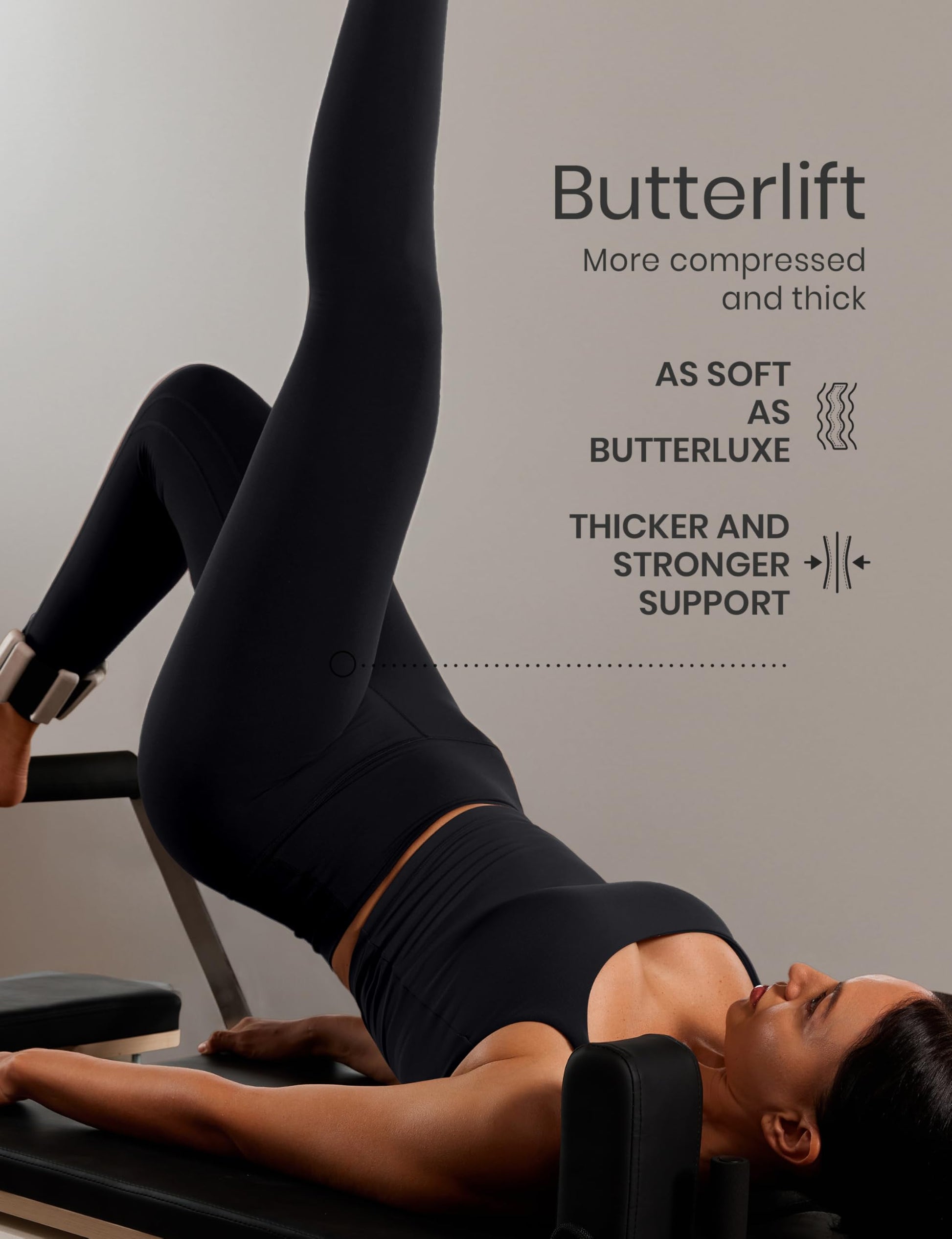 CRZ YOGA Womens Butterlift High Waisted Workout Leggings 25" - Pilates Gym Athletic Yoga Pants Buttery Soft Black Large - zenfulharmony.com