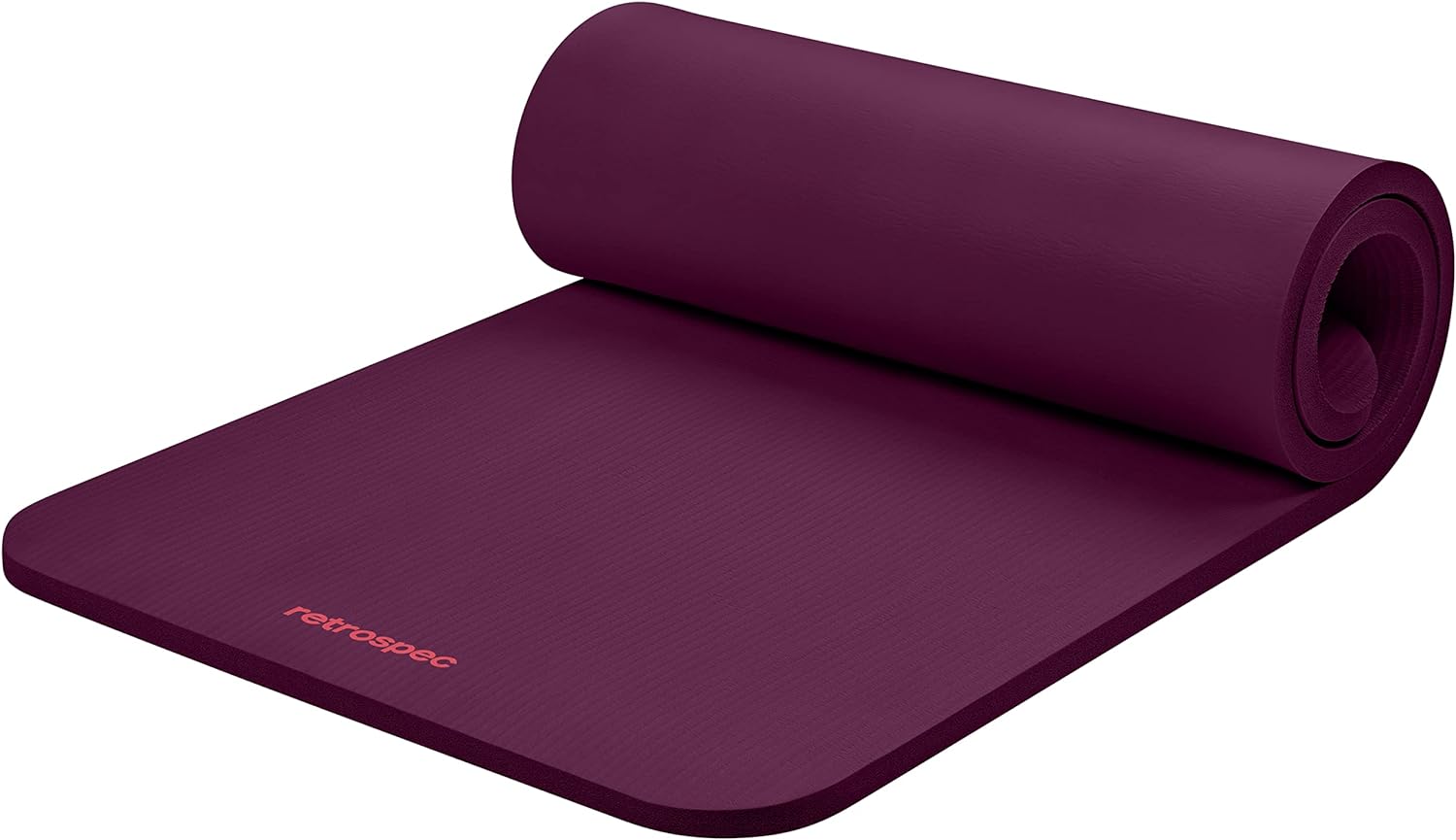 Retrospec Solana Yoga Mat 1" Thick With Nylon Carry Strap for Men & Women - Non Slip Exercise Mat for Home Yoga, Pilates, Stretching, Floor & Fitness Workouts - zenfulharmony.com