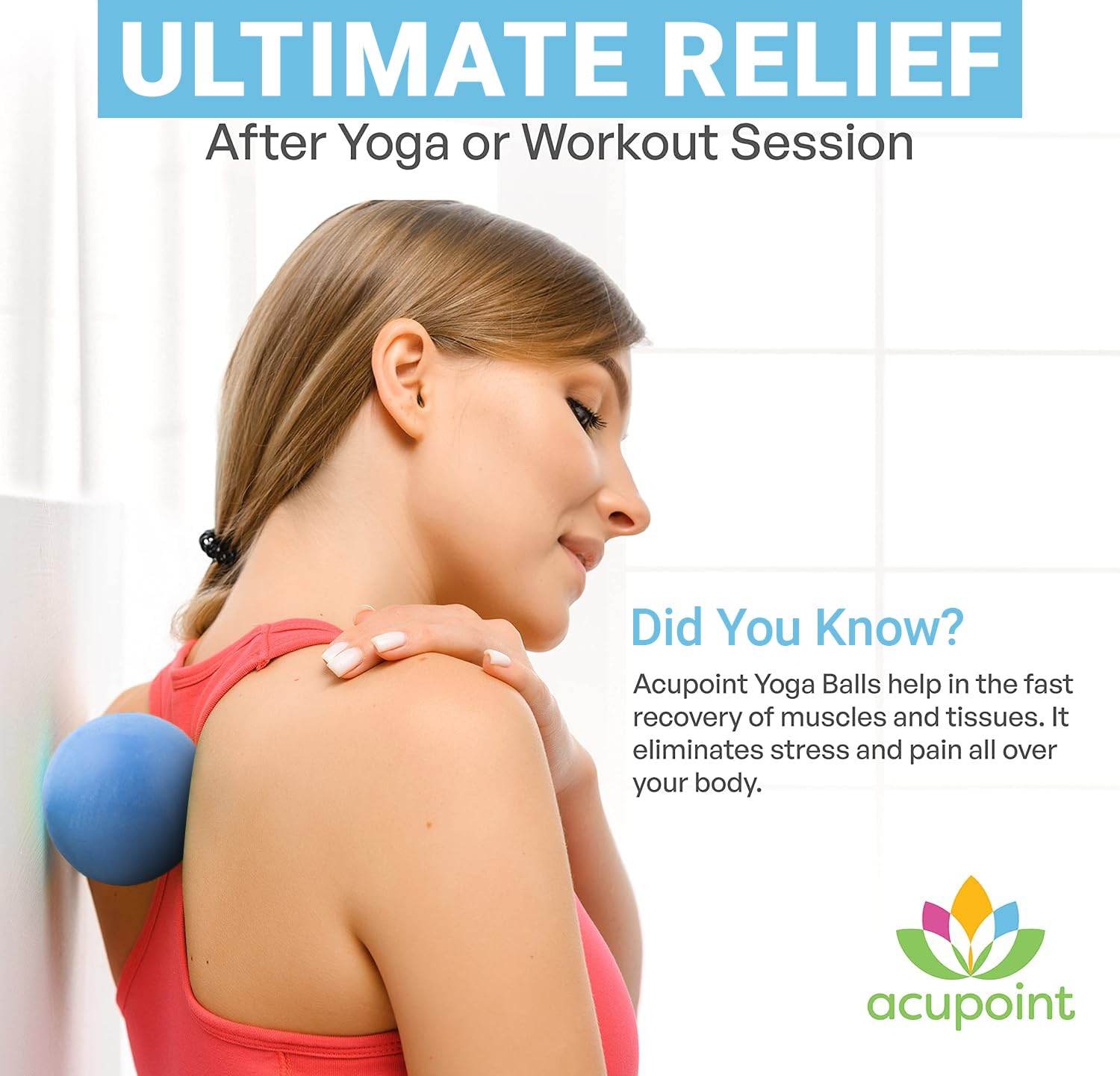 Acupoint Physical Massage Therapy Ball Set - Ideal for Yoga, Deep Tissue Massage, Trigger Point Therapy and Myofascial Release Physical Therapy Equipment - zenfulharmony.com