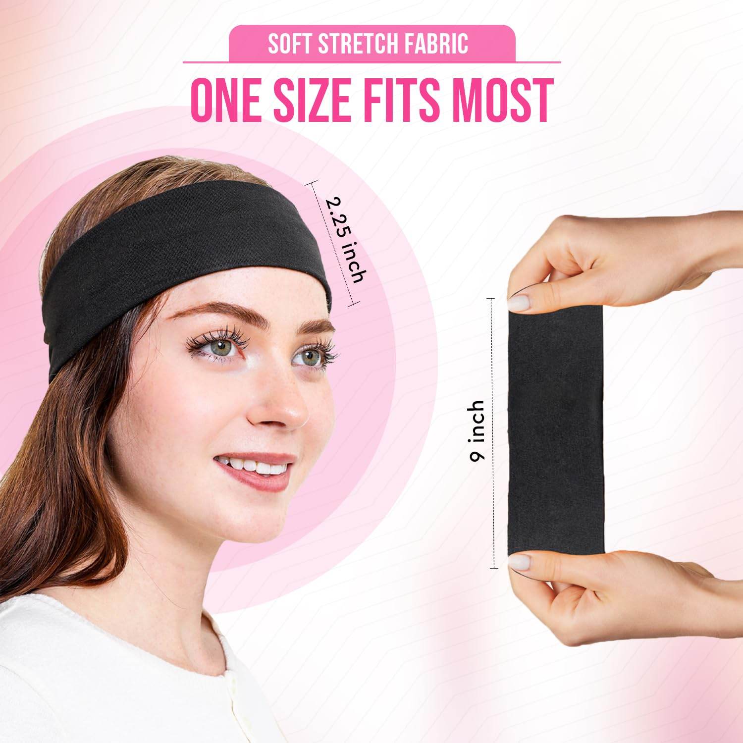 Styla Hair Headbands for Women Stretch Fashion Headbands 10 Pack Non-Slip Head Wraps Great for Spa, Sports, Yoga, Pilates, Running, Gym Headband, Workouts (Variety) - zenfulharmony.com