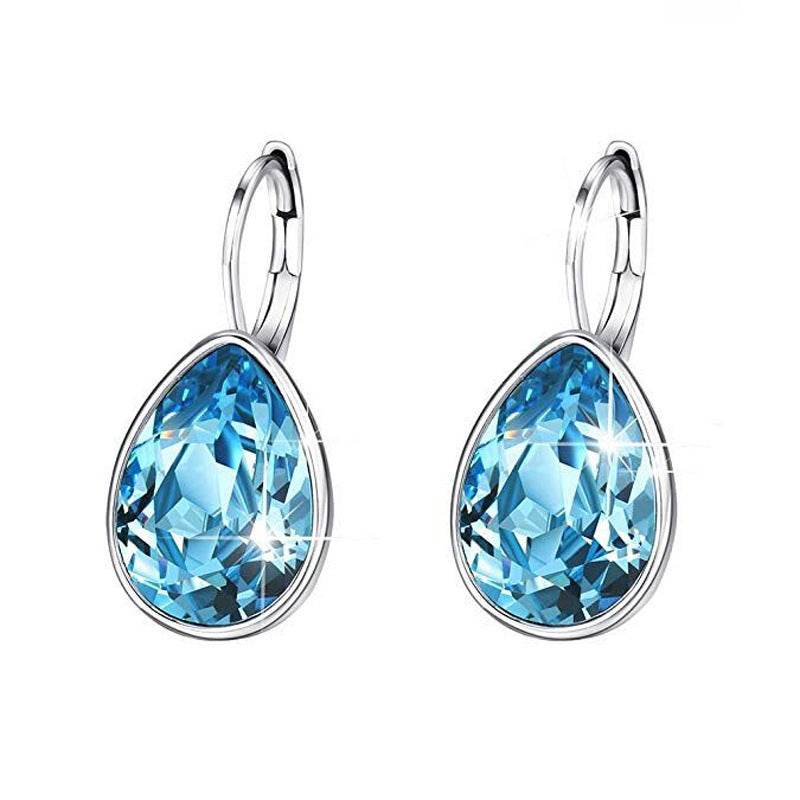Austrian crystal drop earrings - zenfulharmony.com