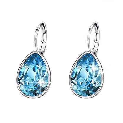 Austrian crystal drop earrings - zenfulharmony.com