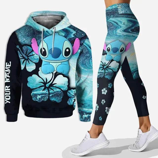 Stitch Yoga Pants Sweatpant Fashion Sport Suit Disney Mickey Yoga Suit - zenfulharmony.com