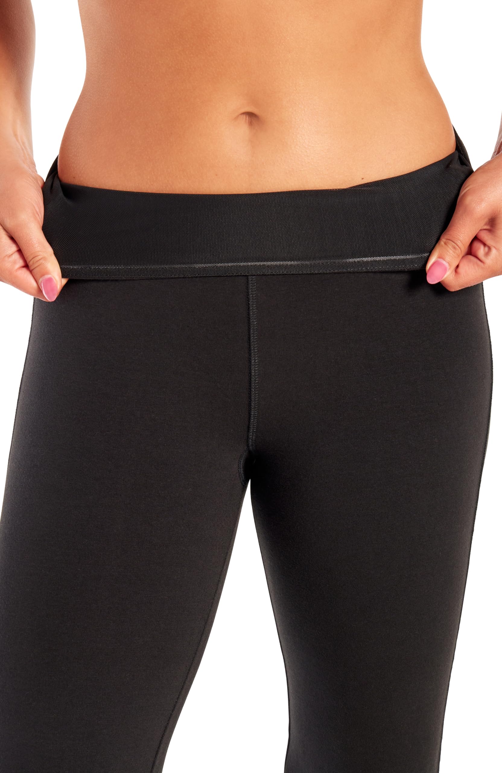 Marika Women's Carrie Tummy Control Bootleg Pant, Black, Medium/34" Inseam - zenfulharmony.com