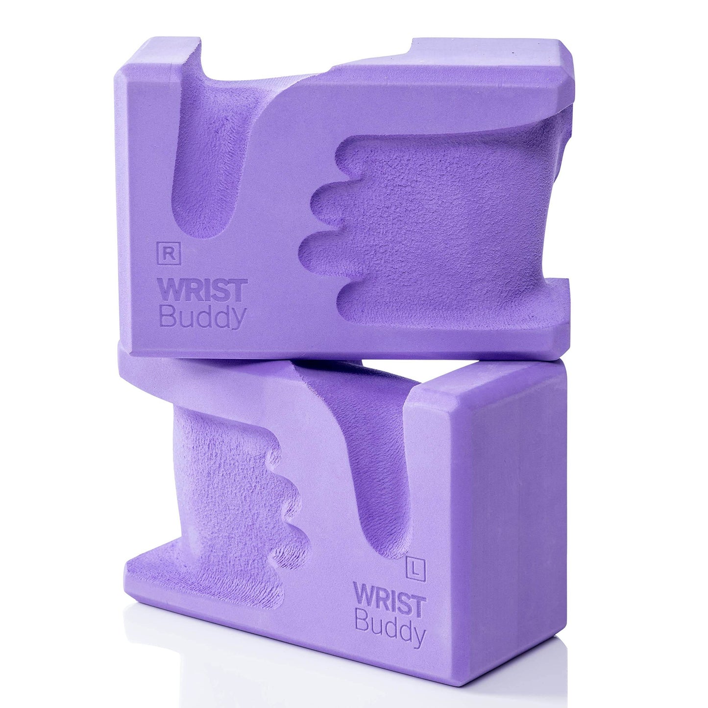 WRIST Buddy® Yoga Blocks 2 Pack | Reduces and Prevents Wrist Pain, Enhances Comfort Stability and Grip Strength on the Blocks | Hand-Shaped Blocks | EVA Foam Accessories Set | Best Gifts for Yoga - zenfulharmony.com