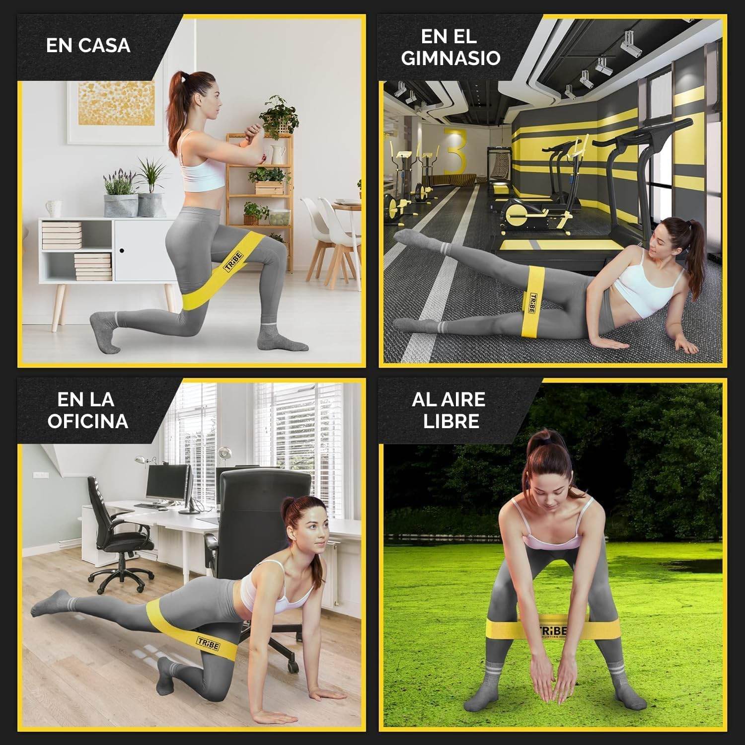 Fabric Resistance Bands for Working Out - Booty Bands for Women and Men - Exercise Bands Resistance Bands Set - Workout Bands Resistance Bands for Legs - Fitness Bands - zenfulharmony.com