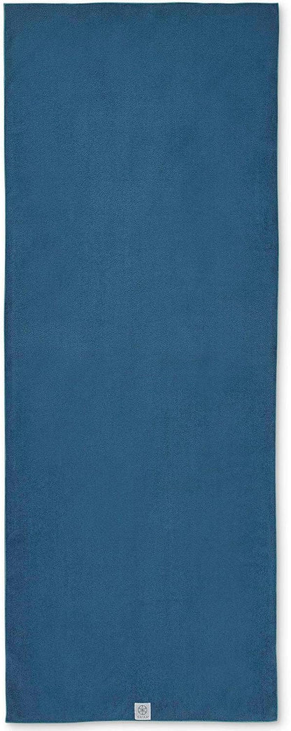 Gaiam Yoga Towel - Mat Sized Active Dry Non Slip Moisture Wicking Sweat Absorbent Microfiber Hot Yoga Towel for Women & Men | Stay-Put Corner Pockets (70" Long x 26" Wide) - zenfulharmony.com