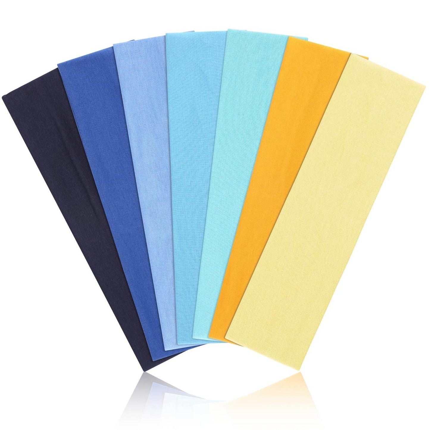 Headbands for Women Non Slip - 7PCS Fashion Sports Hair Bands for Women's Hair, Soft Cotton Cloth Stretchy Headbands for Women for Workout Yoga Running - zenfulharmony.com