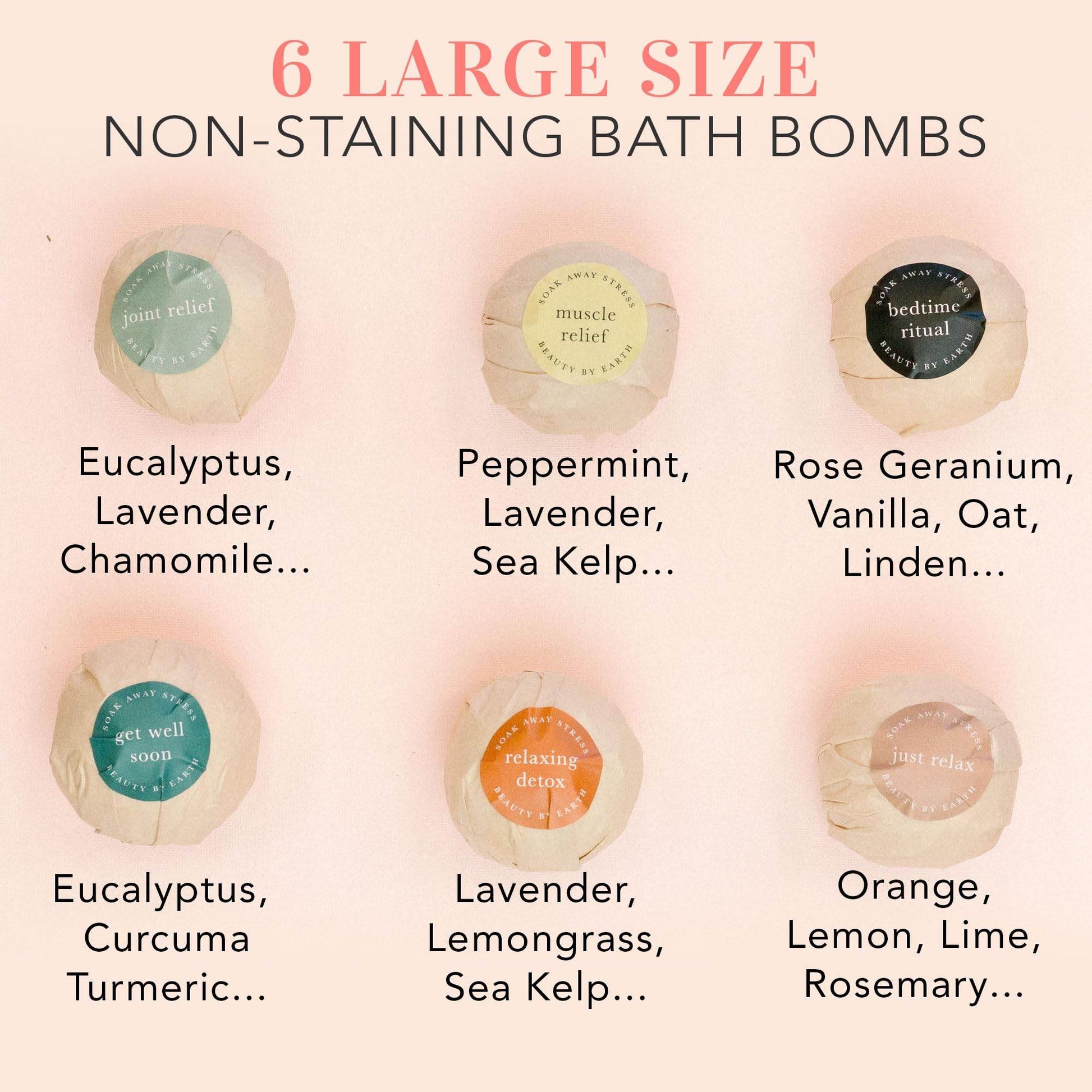 Bath Bomb Gift Set - USA Made with Natural & Organic Ingredients, Relaxing Gifts for Women & Men, Spa Gifts & Stocking Stuffers for Women, Luxury Gift Ideas, Bath Bombs for Wife & Kids - zenfulharmony.com
