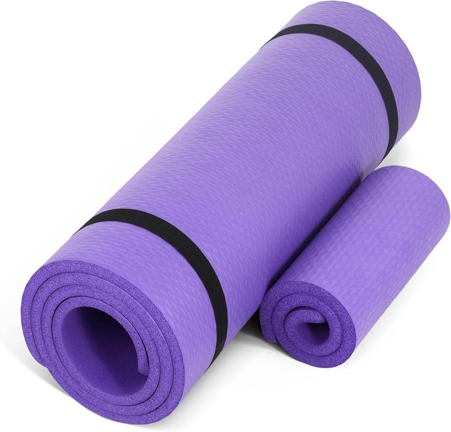 CAP Barbell 1/2-Inch High Density Exercise Yoga Mat with Strap | Multiple Options - zenfulharmony.com