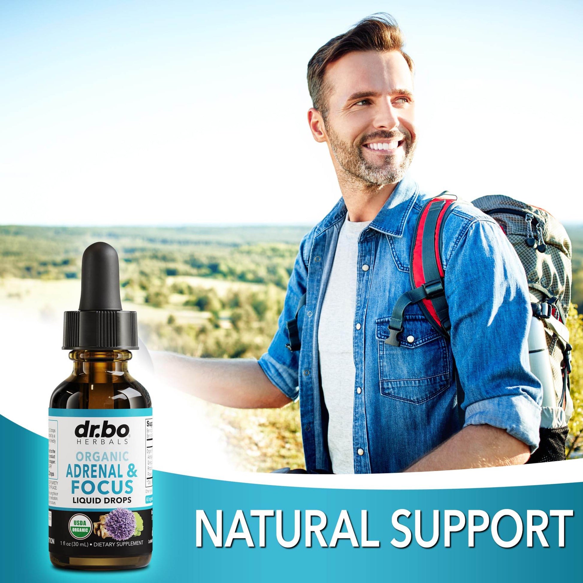 Adrenal Support Supplements Liquid Drops - Organic Adrenal and Focus Supplement, Cortisol Manager Adaptogen Adults, Ginkgo Biloba for Kids Calm - Natural Brain and Memory Fatigue Stress Attention 1oz - zenfulharmony.com