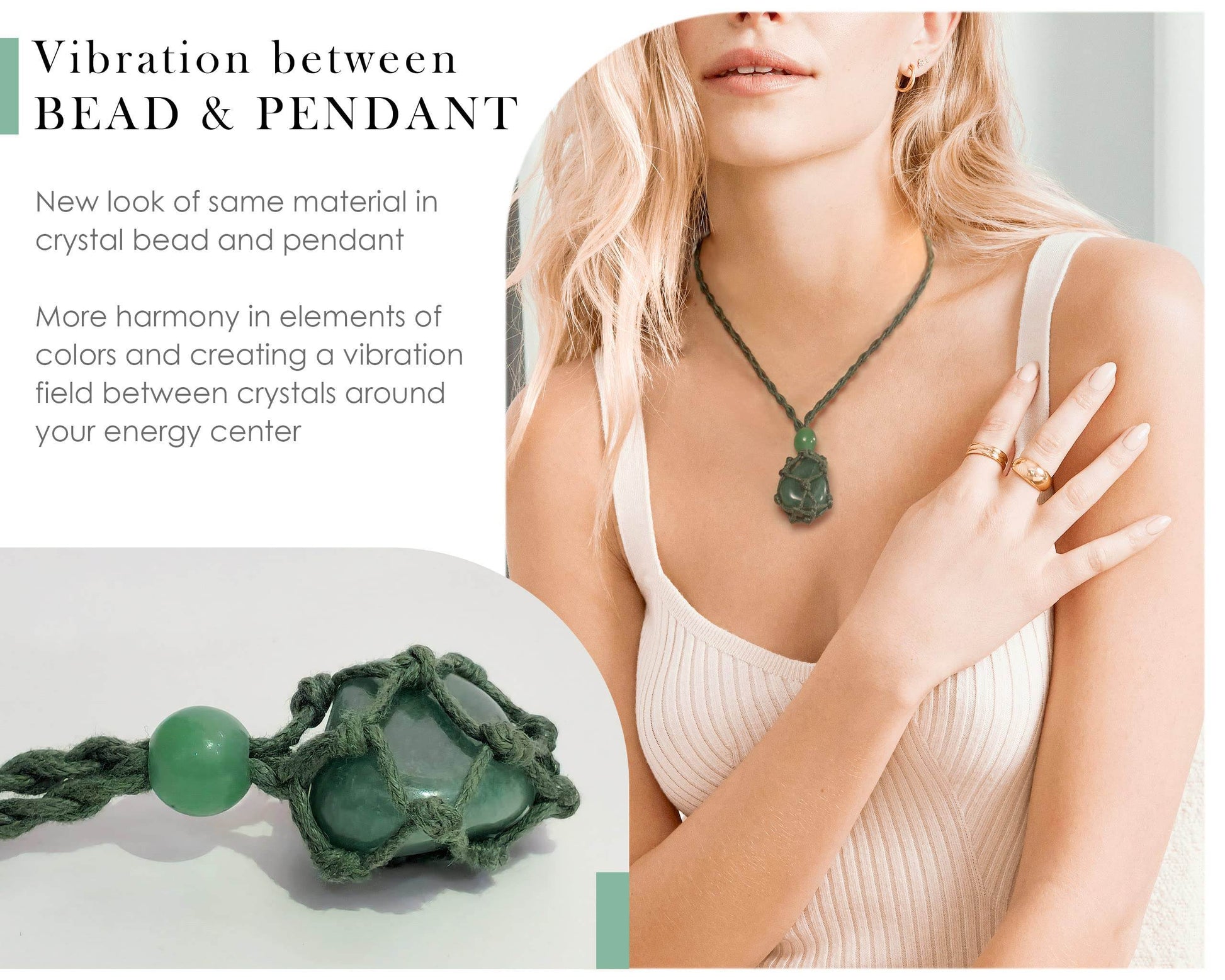 SANSWL 7 Chakra Healing Crystal Necklace Set - Boho Handmade Cord Cage and Hippie Energy Pendant Holder Real Crystal and Healing Stone Jewelry Spiritual Gift for Women Teen Christmas Gifts - zenfulharmony.com