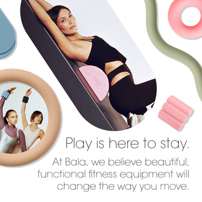 Bala Balance Blocks 2 Pack, Yoga Blocks for Working Out, (Sand) - Semi-Circular Yoga Accessories for Stretching & Exercise - Yoga Equipment for Home Workout - Yoga Block Essentials for Women & Men - zenfulharmony.com