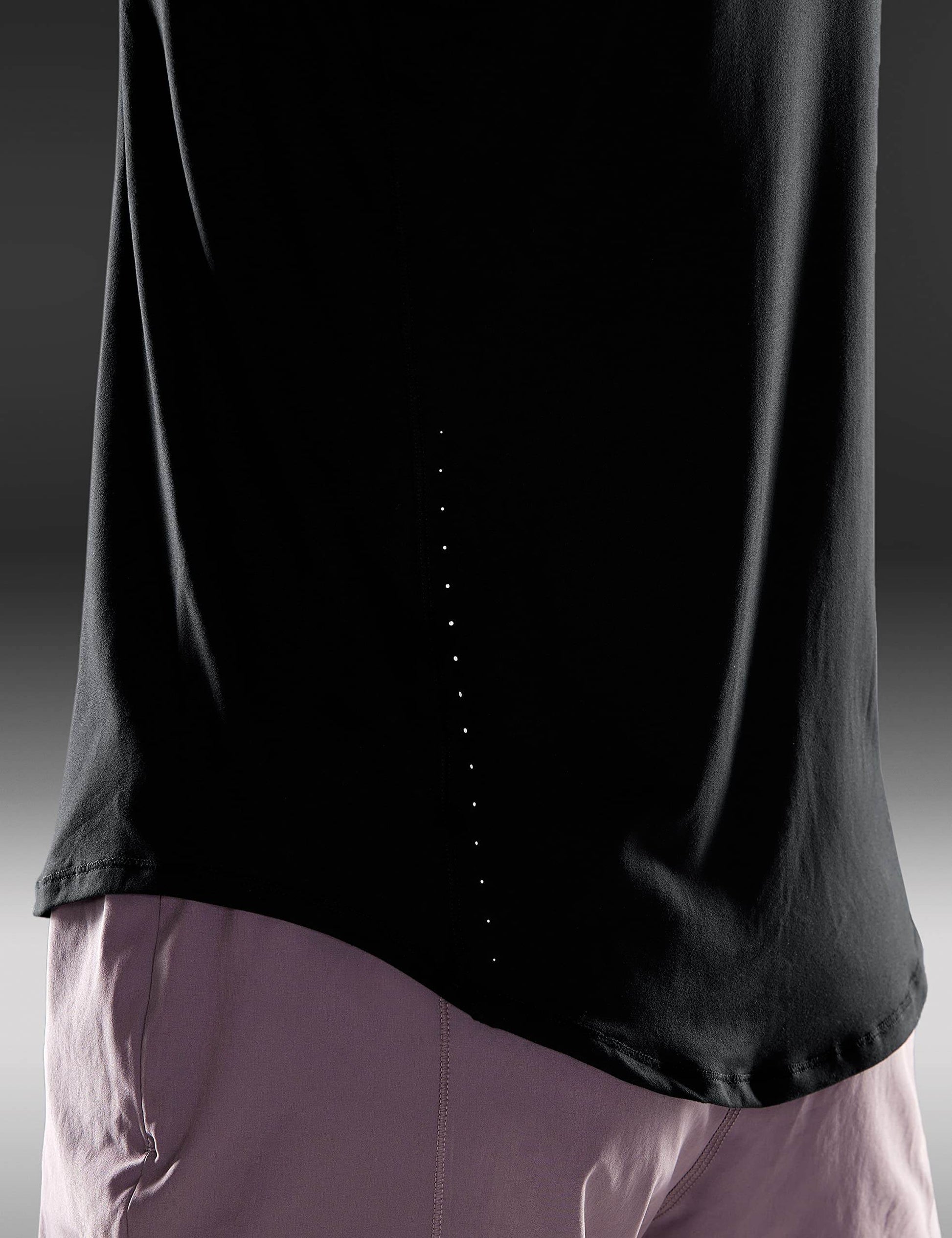 CRZ YOGA Lightweight Tank Top for Women Racerback Sleeveless Workout Tops High Neck Athletic Running Shirts Black Large - zenfulharmony.com