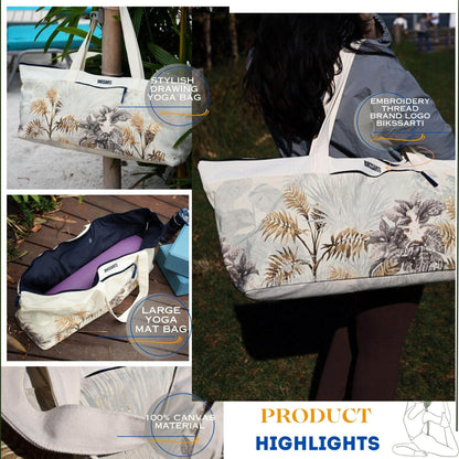 BIKSSARTI Yoga Mat Bag (JUNGLE) - zenfulharmony.com