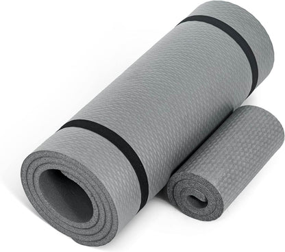 CAP Barbell 1/2-Inch High Density Exercise Yoga Mat with Strap | Multiple Options - zenfulharmony.com