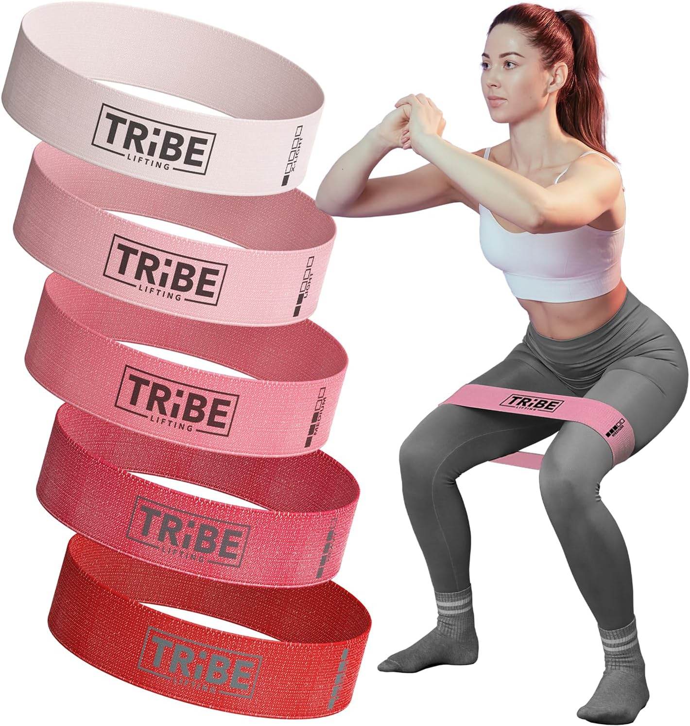 Fabric Resistance Bands for Working Out - Booty Bands for Women and Men - Exercise Bands Resistance Bands Set - Workout Bands Resistance Bands for Legs - Fitness Bands - zenfulharmony.com