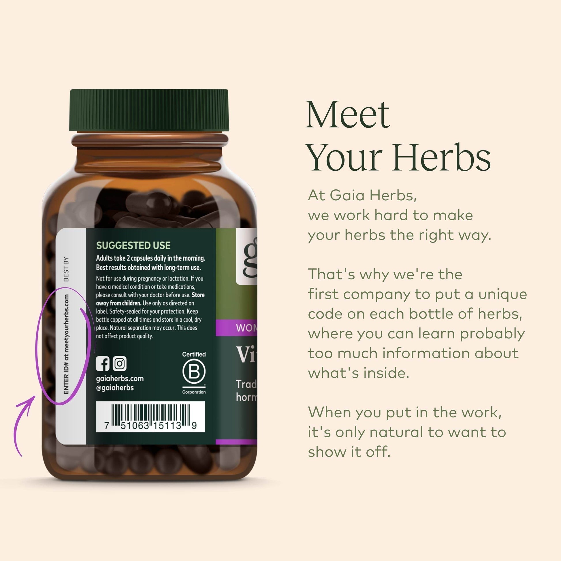 Gaia Herbs Cramp Relief - Herbal Supplement for Hormone Balance & Period Cramp Relief - Made with Organic Licorice Root, White Peony Root, Turmeric & More - 60 Vegan Capsules (60 Servings) - zenfulharmony.com