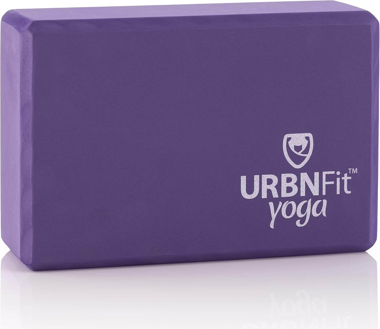 URBNFit Yoga Blocks 2 Pack - Sturdy Foam Yoga Block Set with Strap for Exercise, Pilates Workout, Stretching, Meditation, Stability - High Density Non Slip Brick, Fitness Accessories - zenfulharmony.com